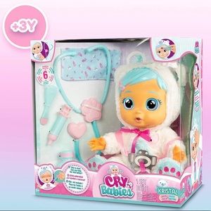 Cry Babies Kristal Gets Sick & Feels Better Baby Doll